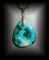 PENDENTIF CHRYSOCOLLE 5( 20 gr/3.8 cm)