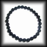 BRACELET ONYX 6 MM(20 gr/élastique)