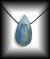 PENDENTIF FLUORITE BLEUE 