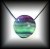 PENDENTIF FLUORITE FACETE(20 gr/3 cm)