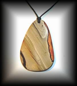 PENDENTIF AGATE PAYSAGE 2 ( 20gr/5.3cm)