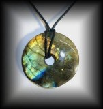 PENDENTIF LABRADORITE DONUT2(30gr/5.cm)