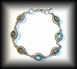 BRACELET LABRADORITE 3( 18 gr/fermoir )