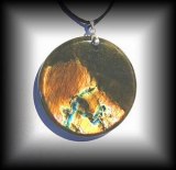 PENDENTIF LABRADORITE DISQUE4(30 gr/5 cm)