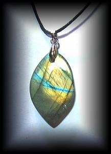 PENDENTIF LABRADORITE 12(10 gr/3.5 cm)