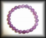 BRACELET LEPIDOLITE ( 22gr/élastique)