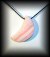 PENDENTIF MANGANOCALCITE LUNE(20 gr/4 cm)