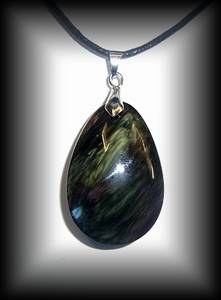 PENDENTIF OBSIDIENNE MENTOGOCHOL7(14 gr/3.4 cm)