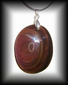 PENDENTIF OBSIDIENNE OEIL CELESTE 7 ( 18 gr/3.7 cm)