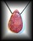 PENDENTIF RHODOCROSITE 10( 35 gr/4.5 cm)