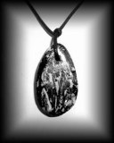 PENDENTIF STIBINE QUARTZ 2...LE TOP !(35 gr/4.5 cm)