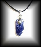 PENDENTIF TANZANITE CRISTAL" EXCEPTIONNELLE"8 !!(9 gr/2 cm)