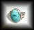 BAGUE TURQUOISE (6 gr/taille 52)
