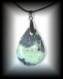 PENDENTIF VARISCITE 4( 12 gr/3.5 cm)